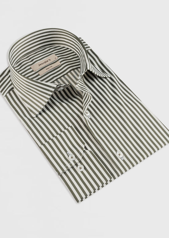White - Khaki Long Sleeve Shirt