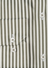 White - Khaki Long Sleeve Shirt