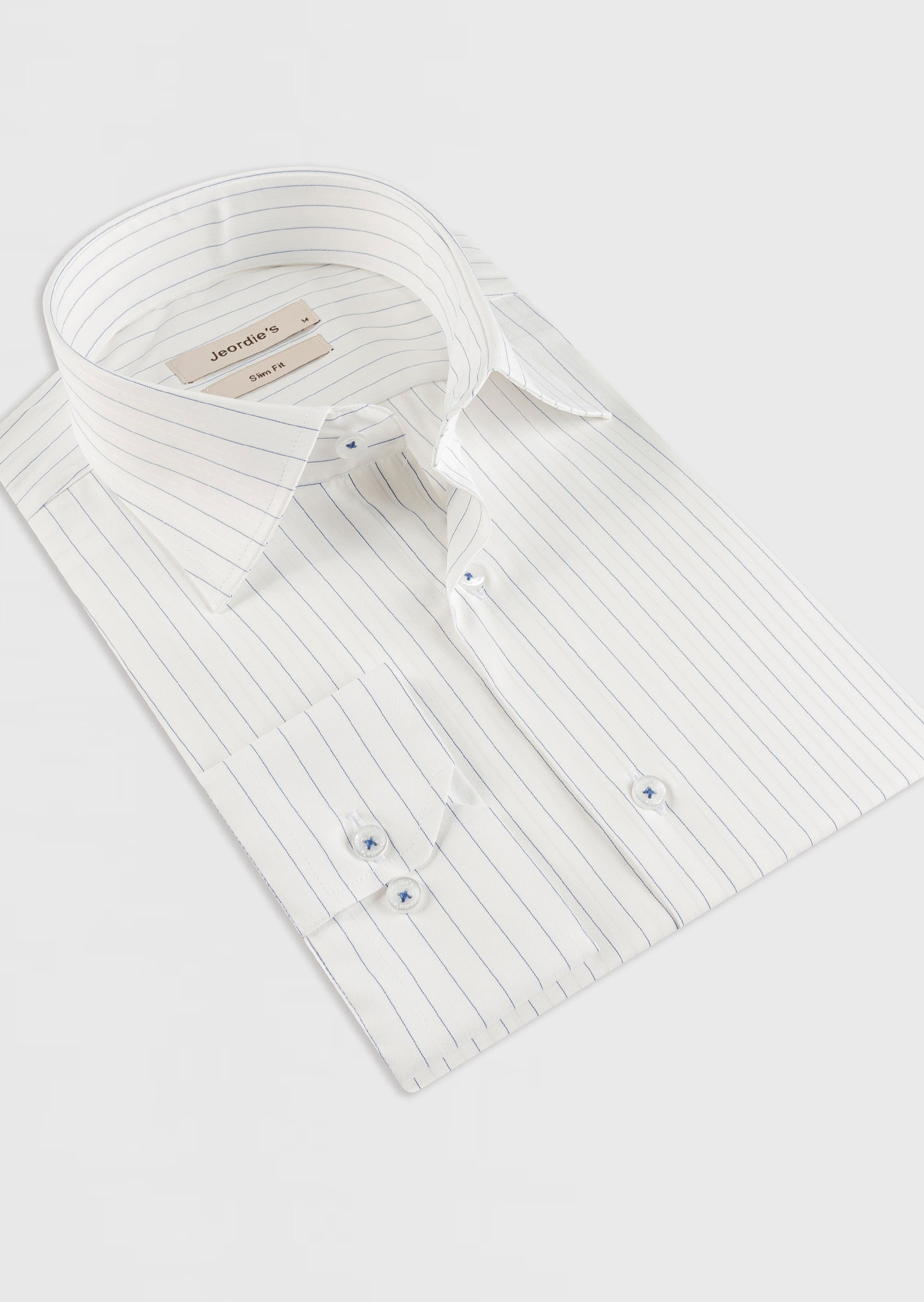 White - Navy Long Sleeve Shirt