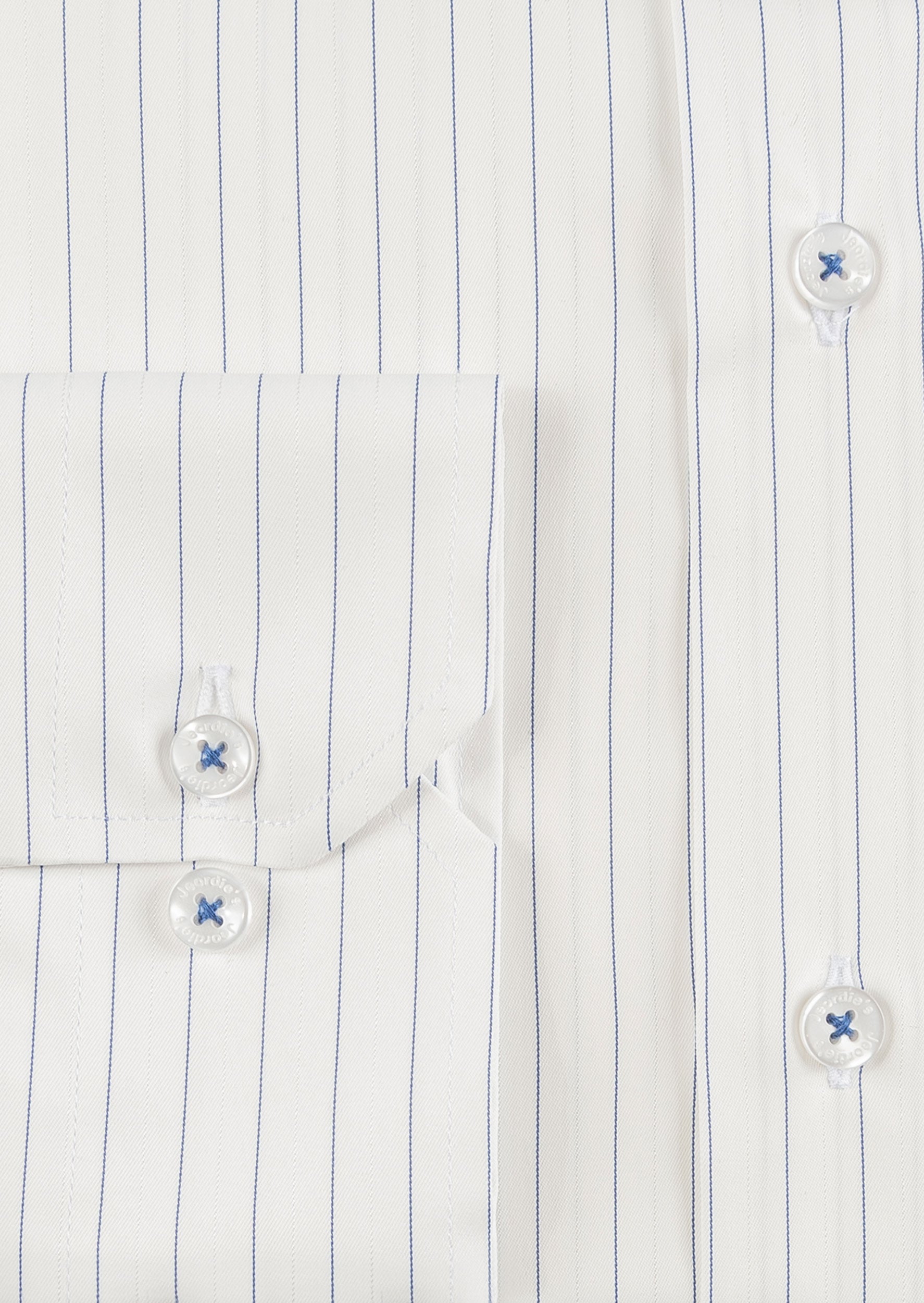 White - Navy Long Sleeve Shirt