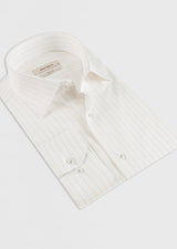 White - Beige Long Sleeve Shirt