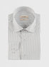 White - Navy Long Sleeve Shirt
