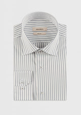 White - Navy Long Sleeve Shirt