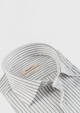 White - Navy Long Sleeve Shirt