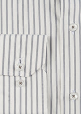 White - Navy Long Sleeve Shirt