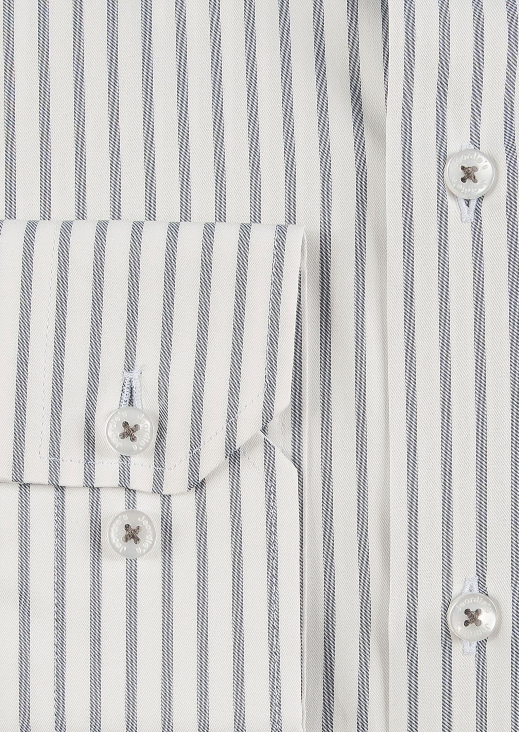 White - Navy Long Sleeve Shirt