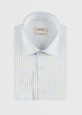 White - Blue Long Sleeve Shirt