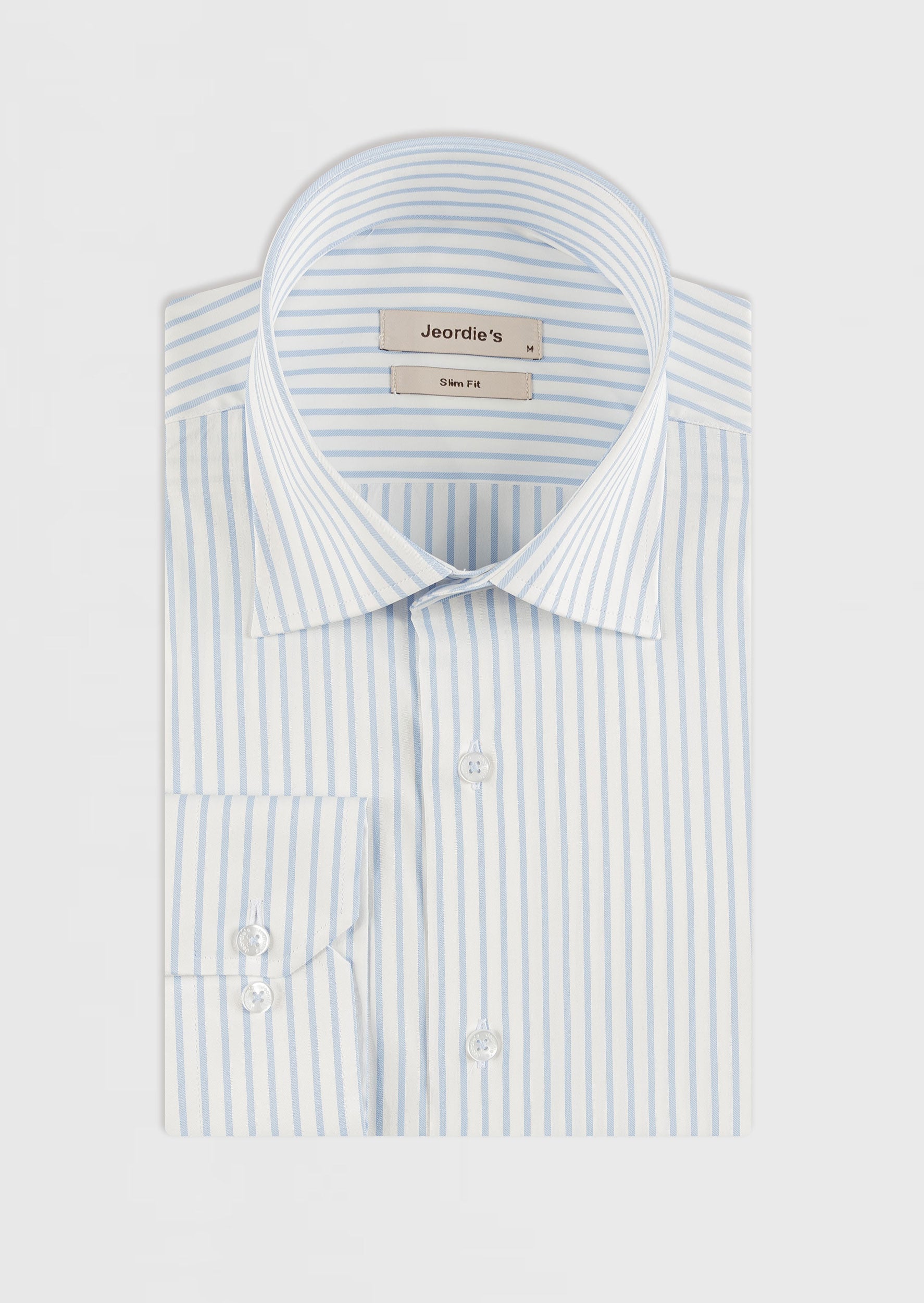 White - Blue Long Sleeve Shirt
