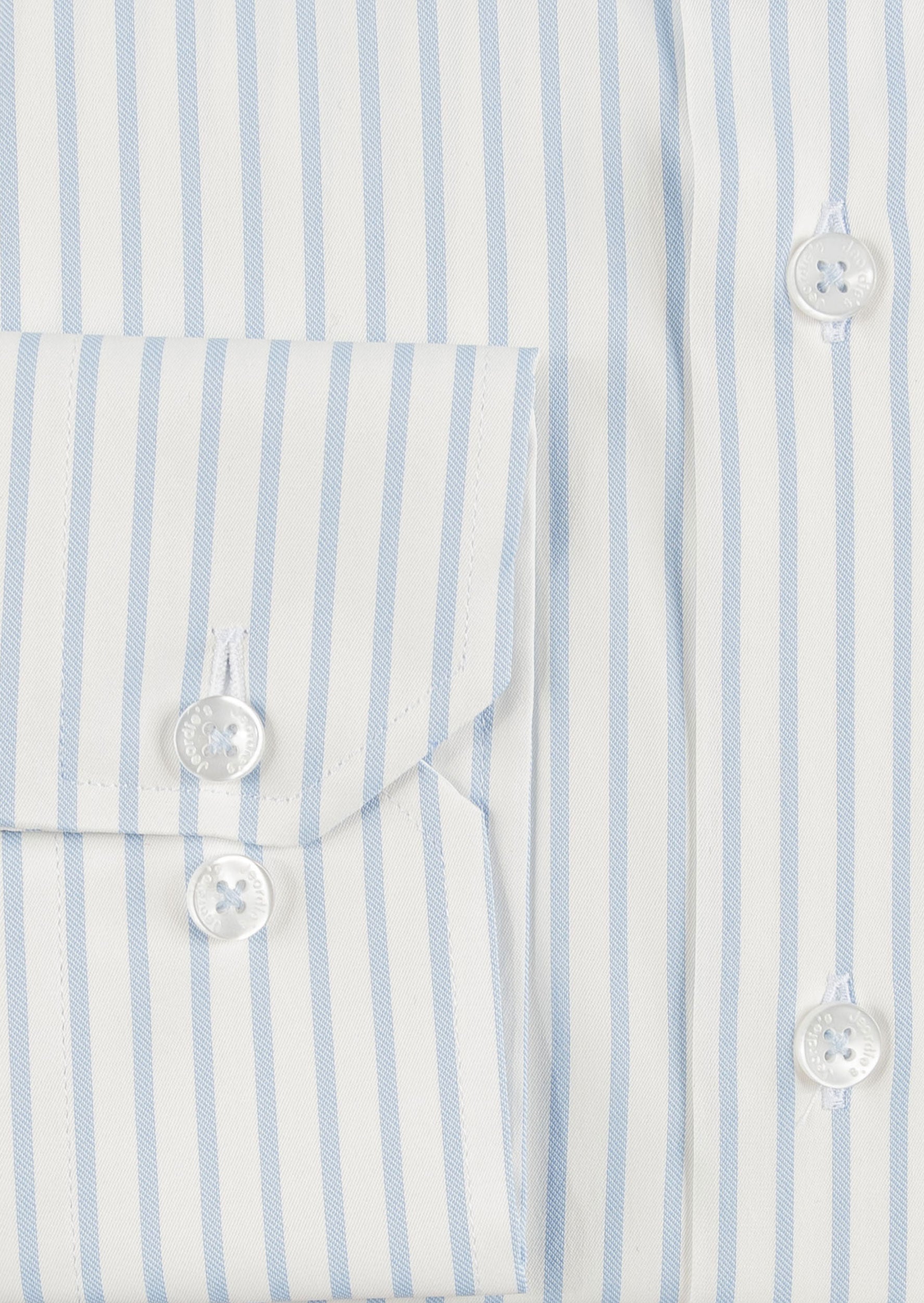 White - Blue Long Sleeve Shirt