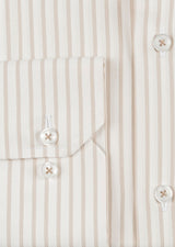 White - Beige Long Sleeve Shirt