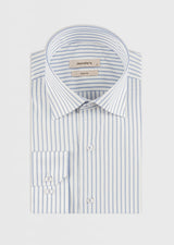White - Indigo Long Sleeve Shirt