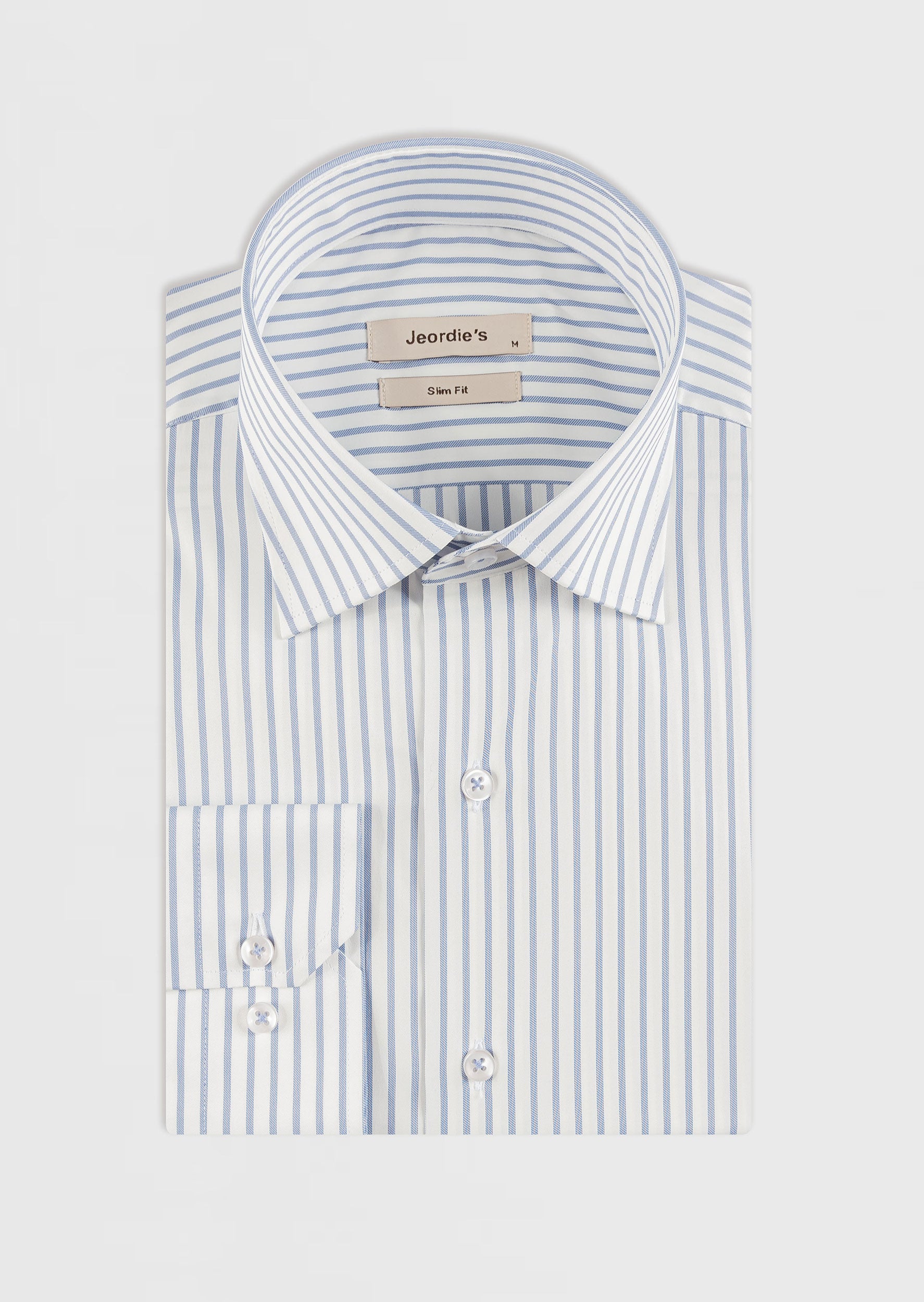 White - Indigo Long Sleeve Shirt