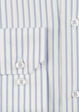 White - Indigo Long Sleeve Shirt