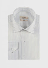 White - Navy Long Sleeve Shirt