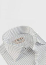White - Navy Long Sleeve Shirt