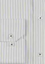 White - Navy Long Sleeve Shirt