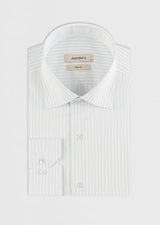 White - Blue Long Sleeve Shirt