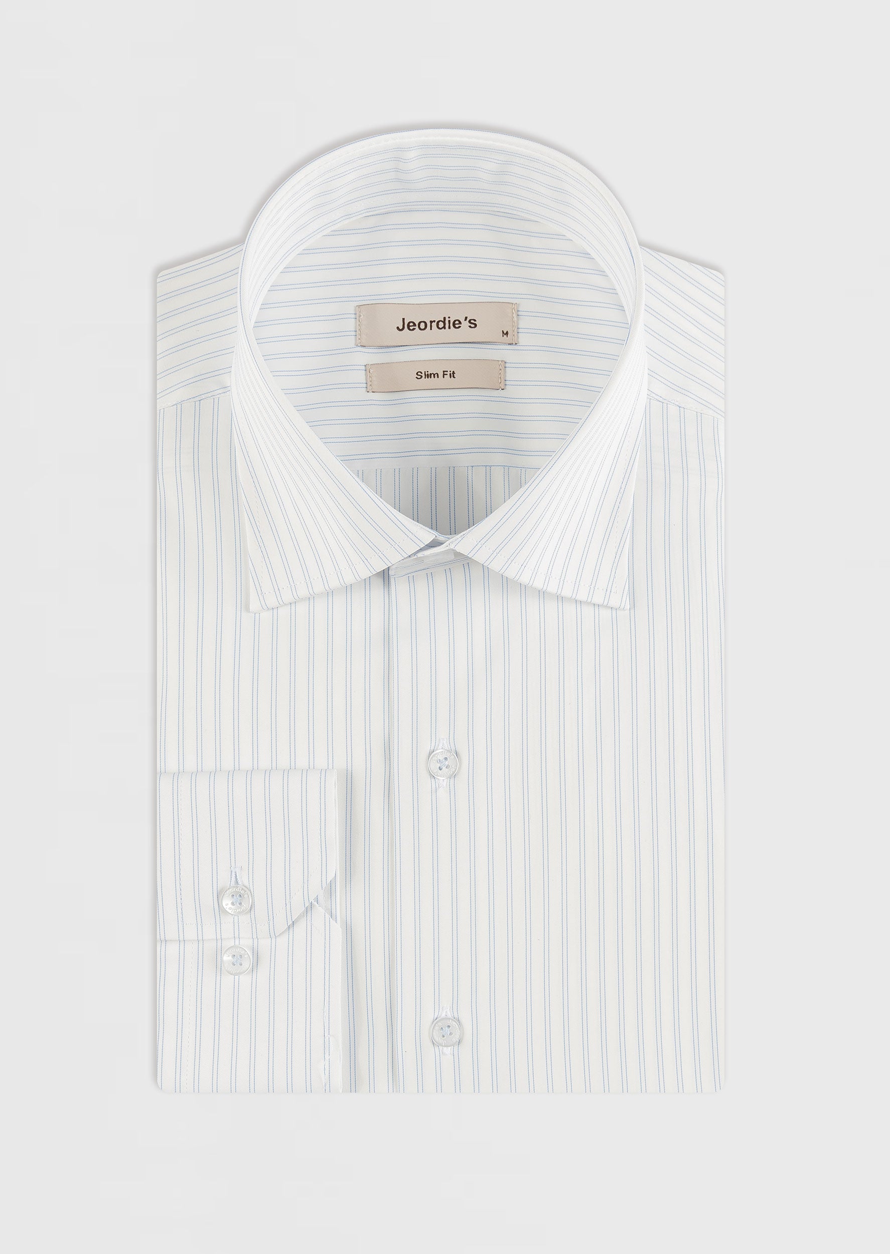 White - Blue Long Sleeve Shirt
