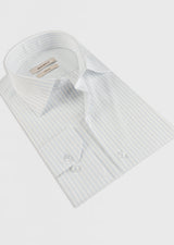 White - Blue Long Sleeve Shirt