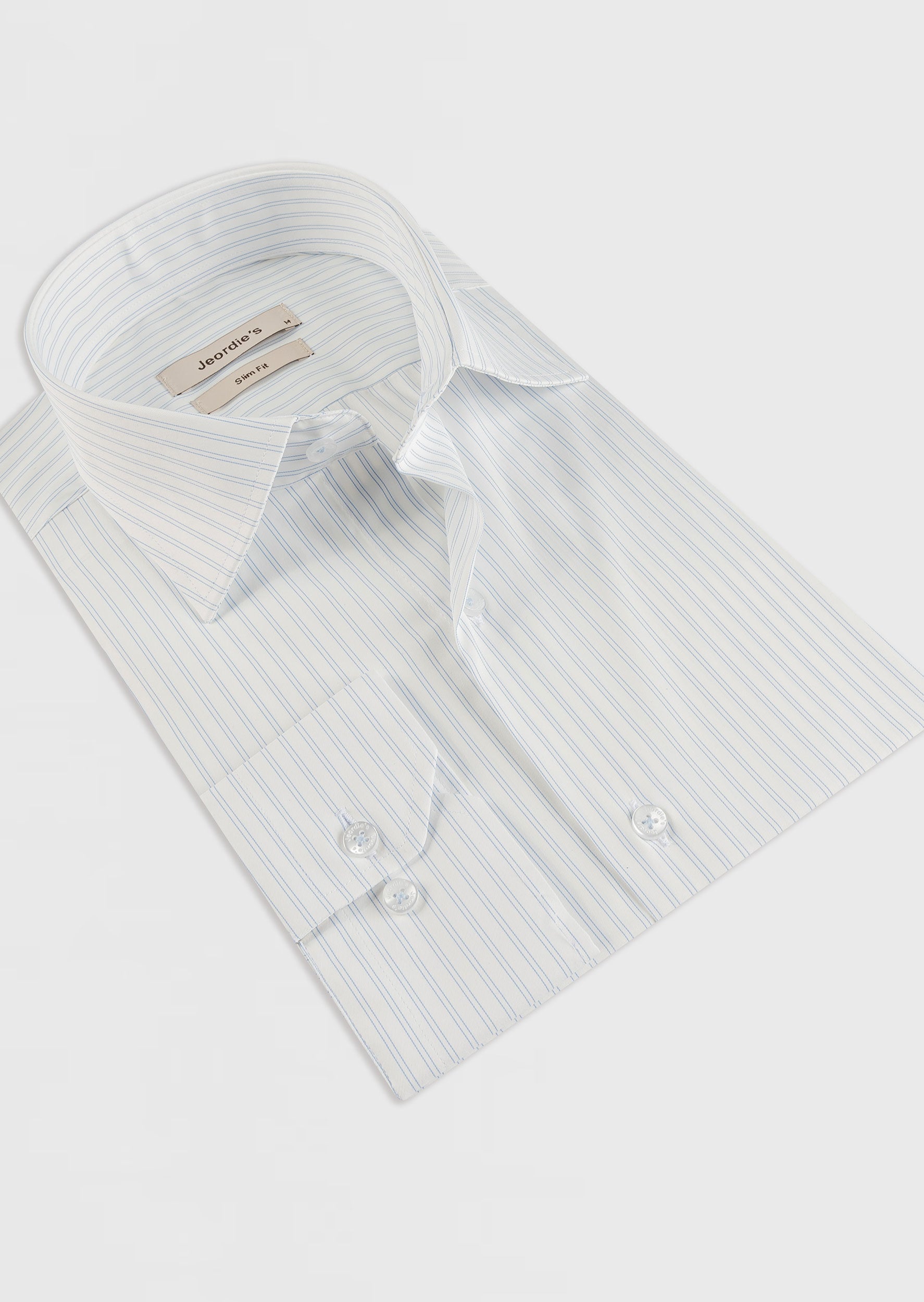 White - Blue Long Sleeve Shirt