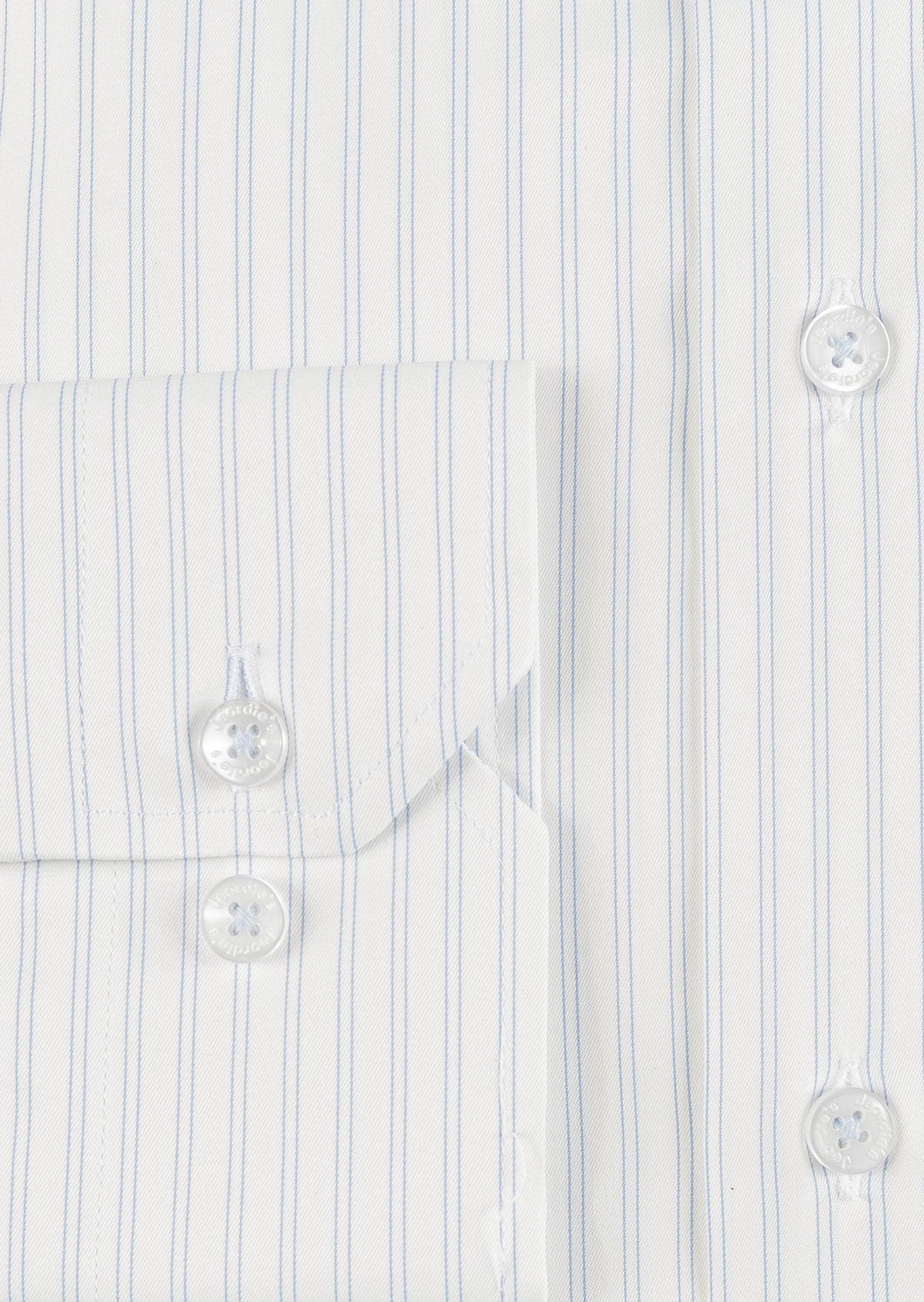 White - Blue Long Sleeve Shirt