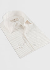 White - Beige Long Sleeve Shirt
