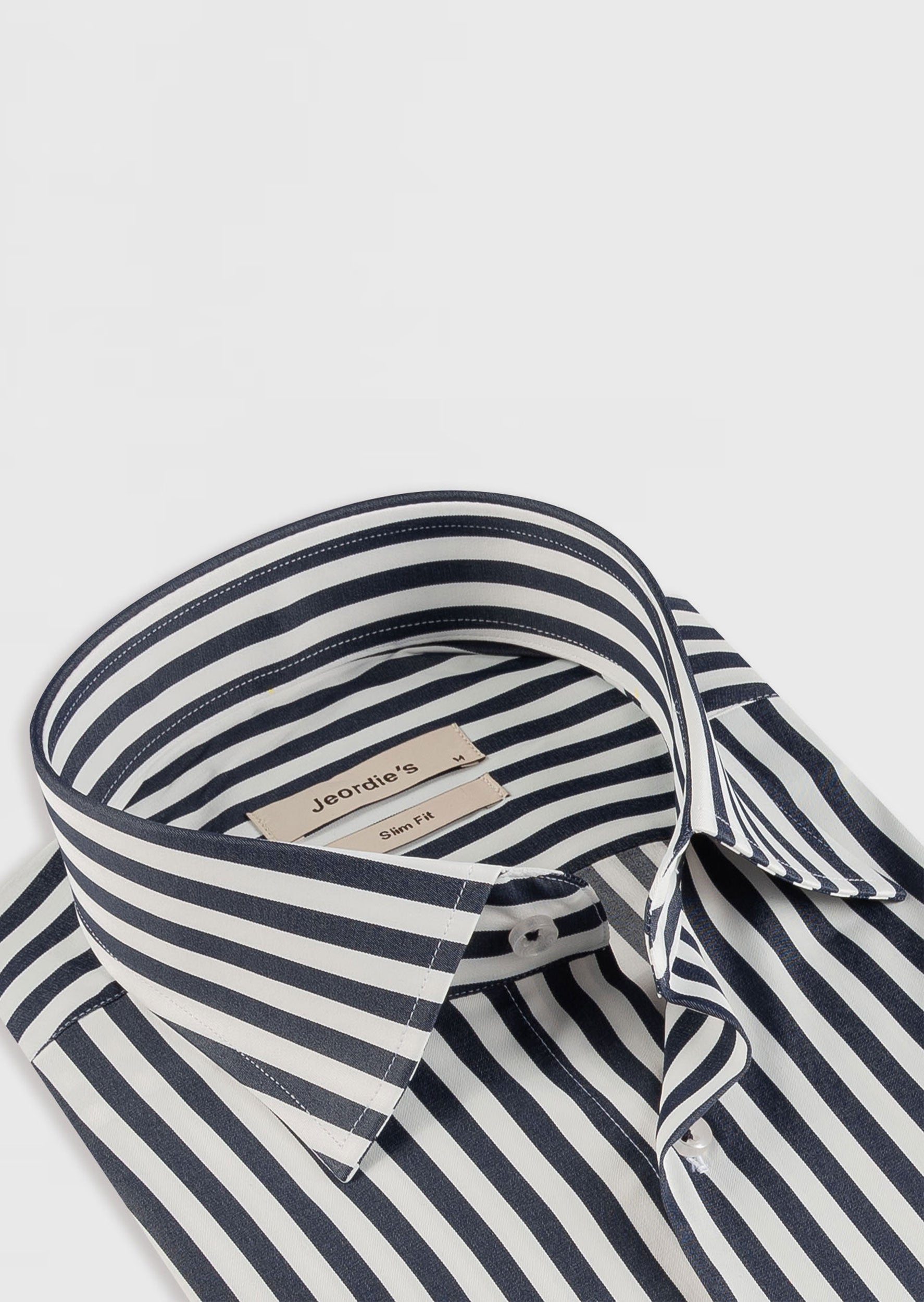 White - Navy Long Sleeve Shirt