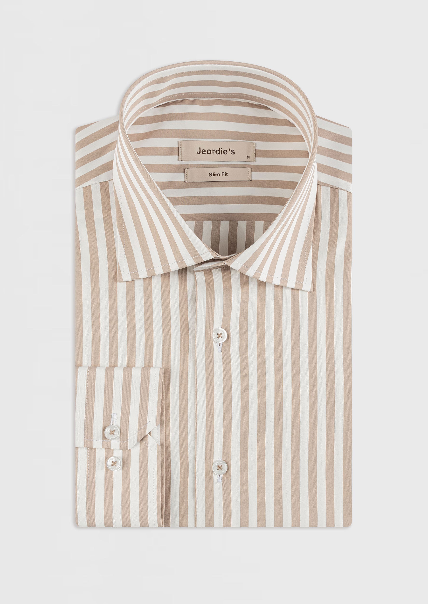 White - Beige Long Sleeve Shirt