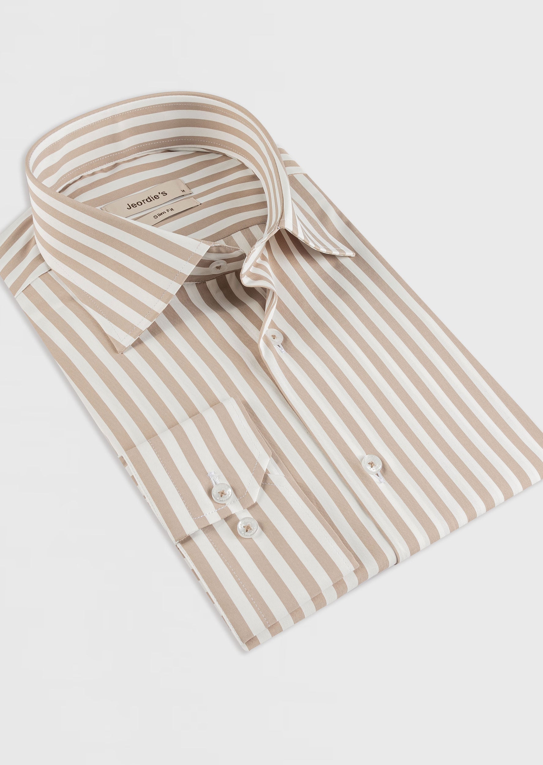 White - Beige Long Sleeve Shirt