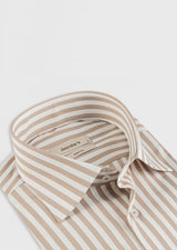 White - Beige Long Sleeve Shirt
