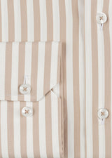 White - Beige Long Sleeve Shirt