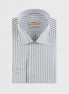 White - Navy Long Sleeve Shirt