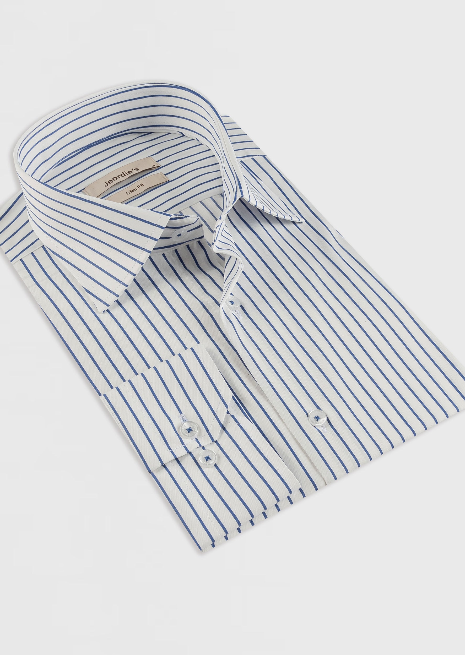 White - Navy Long Sleeve Shirt