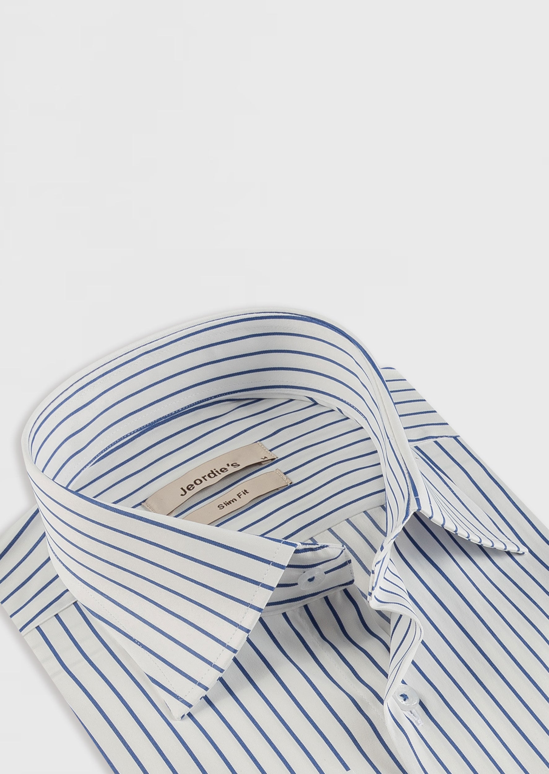 White - Navy Long Sleeve Shirt