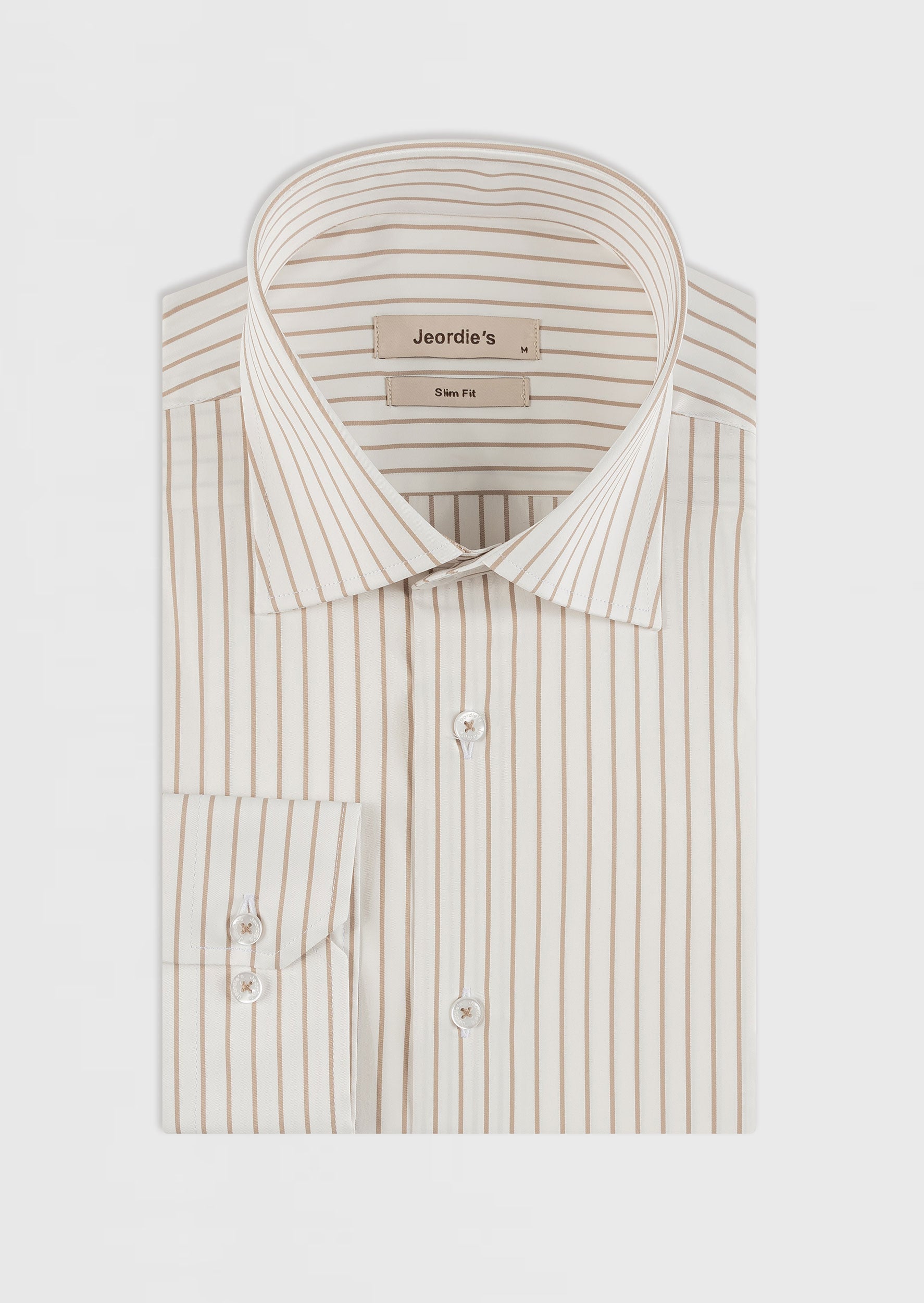 White - Beige Long Sleeve Shirt