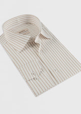 White - Beige Long Sleeve Shirt