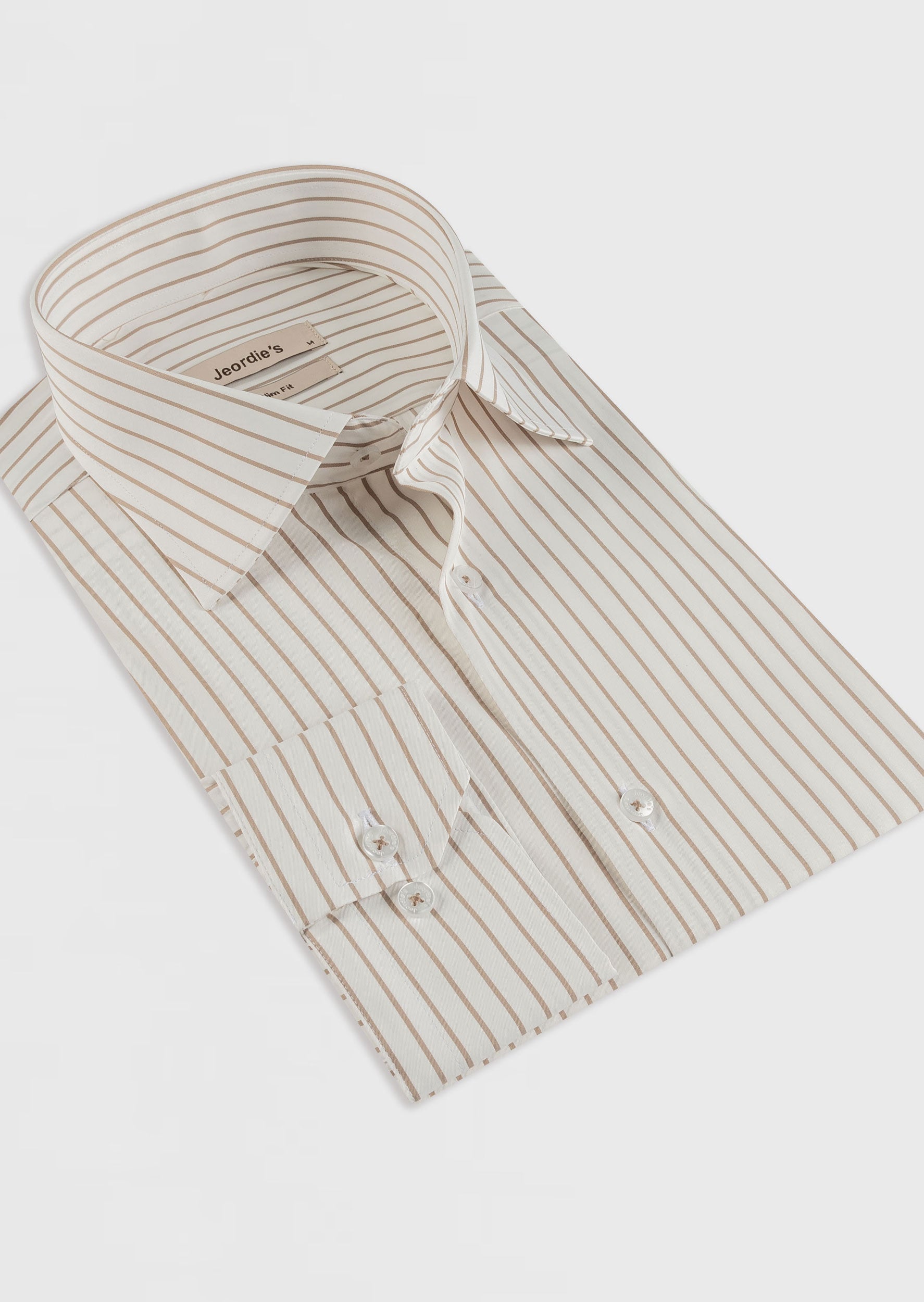 White - Beige Long Sleeve Shirt