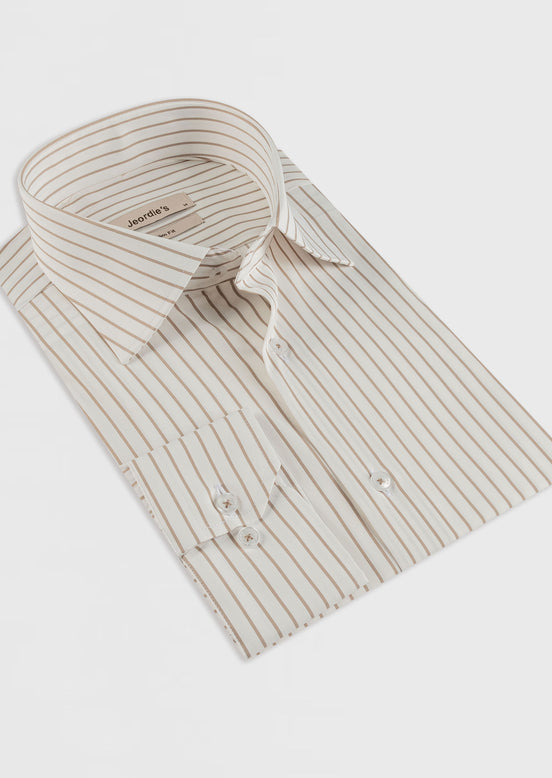 White - Beige Long Sleeve Shirt