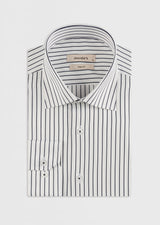White - Black Long Sleeve Shirt