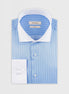 Blue - White Long Sleeve Shirt