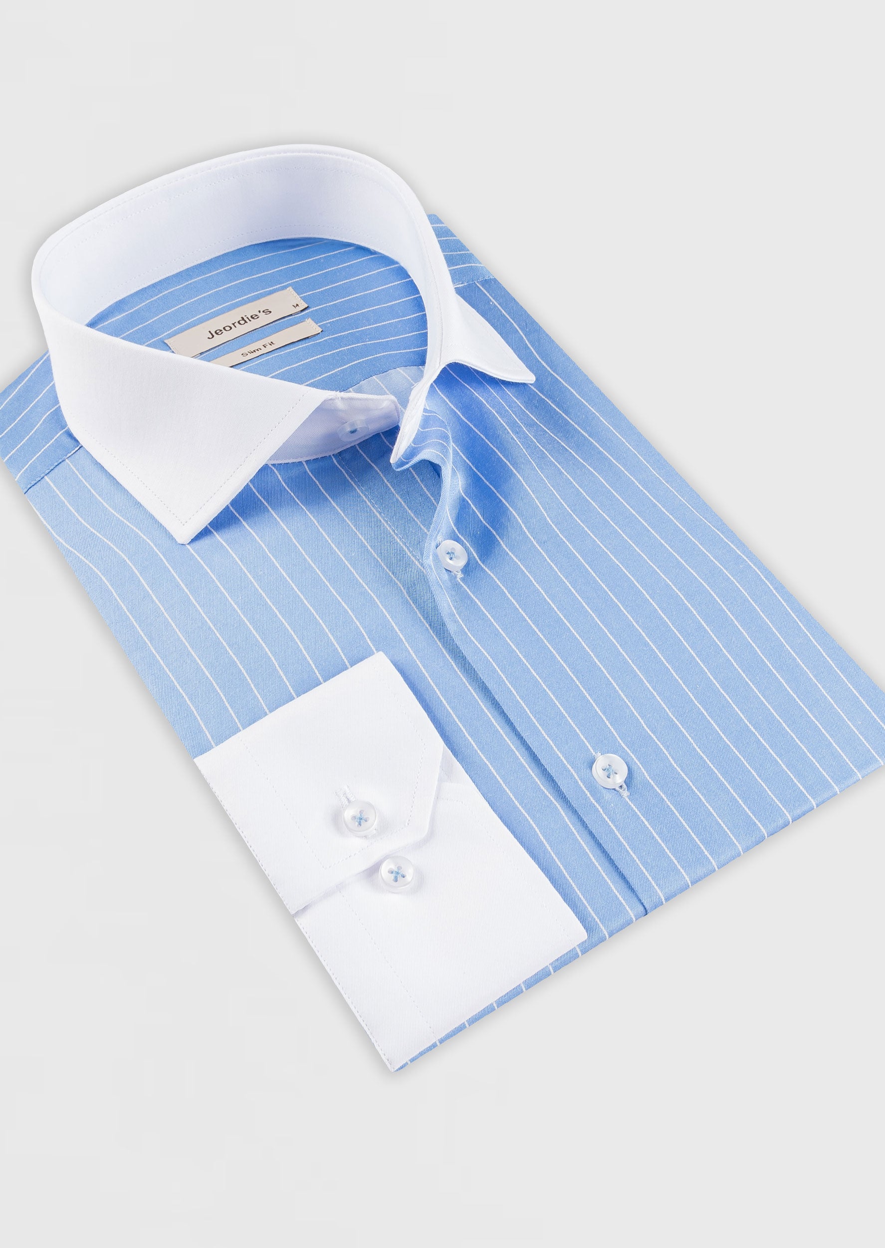 Blue - White Long Sleeve Shirt