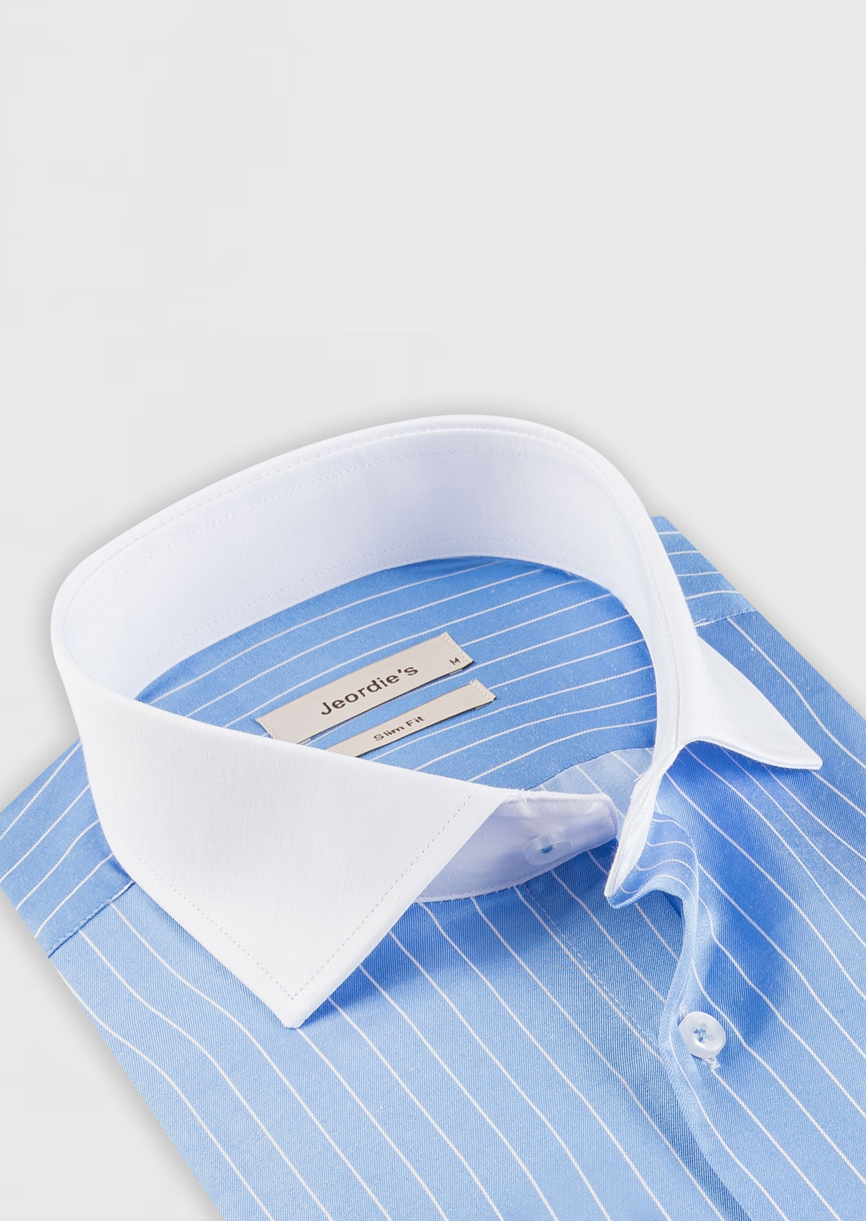 Blue - White Long Sleeve Shirt