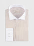 White - Brown Long Sleeve Shirt