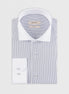 White - Navy Long Sleeve Shirt