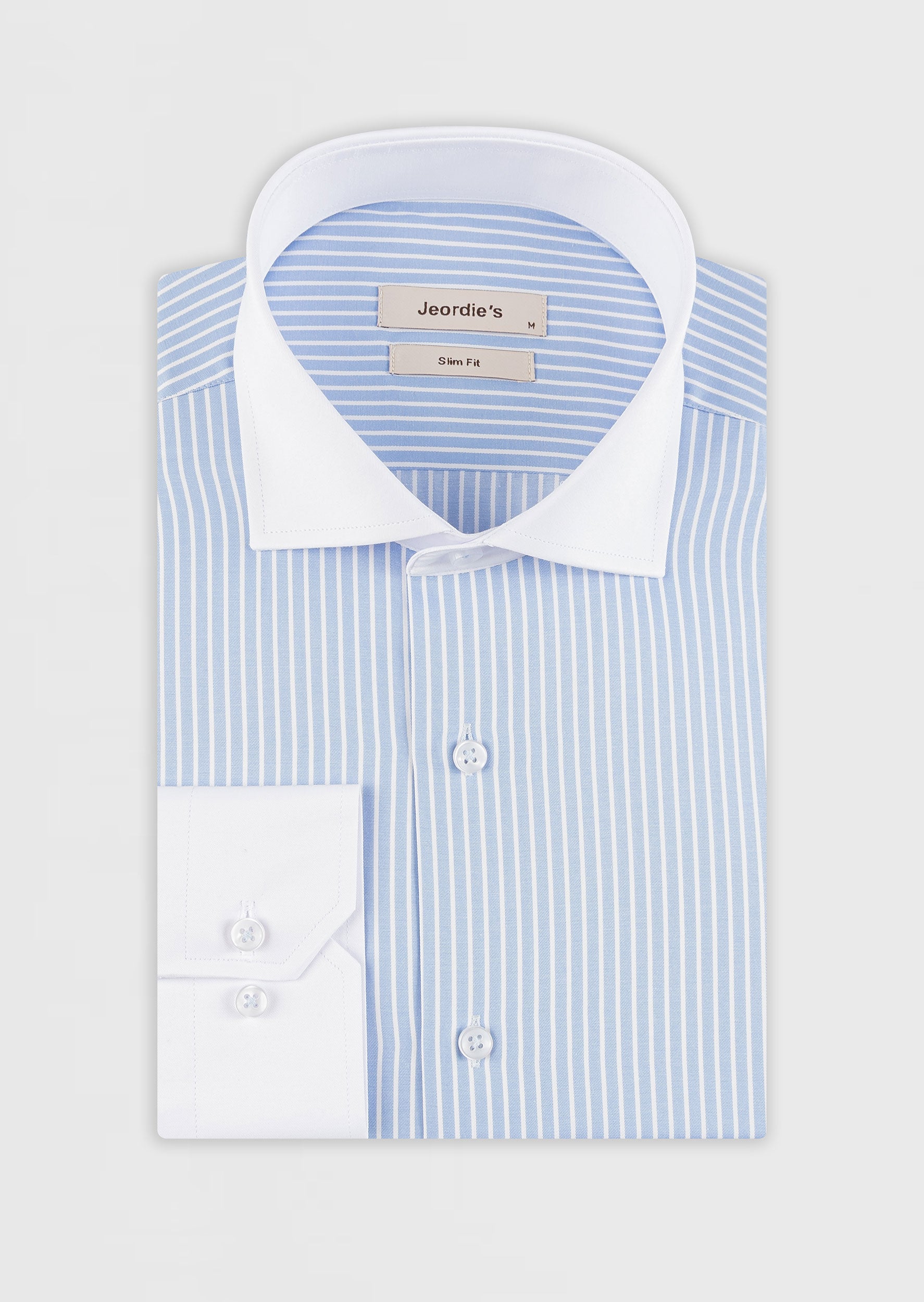 Blue - White Long Sleeve Shirt