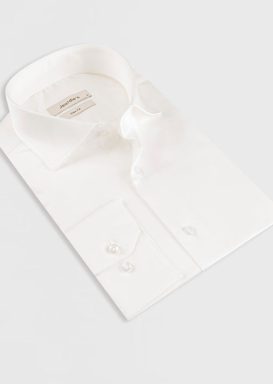 Cream Plain Shirt