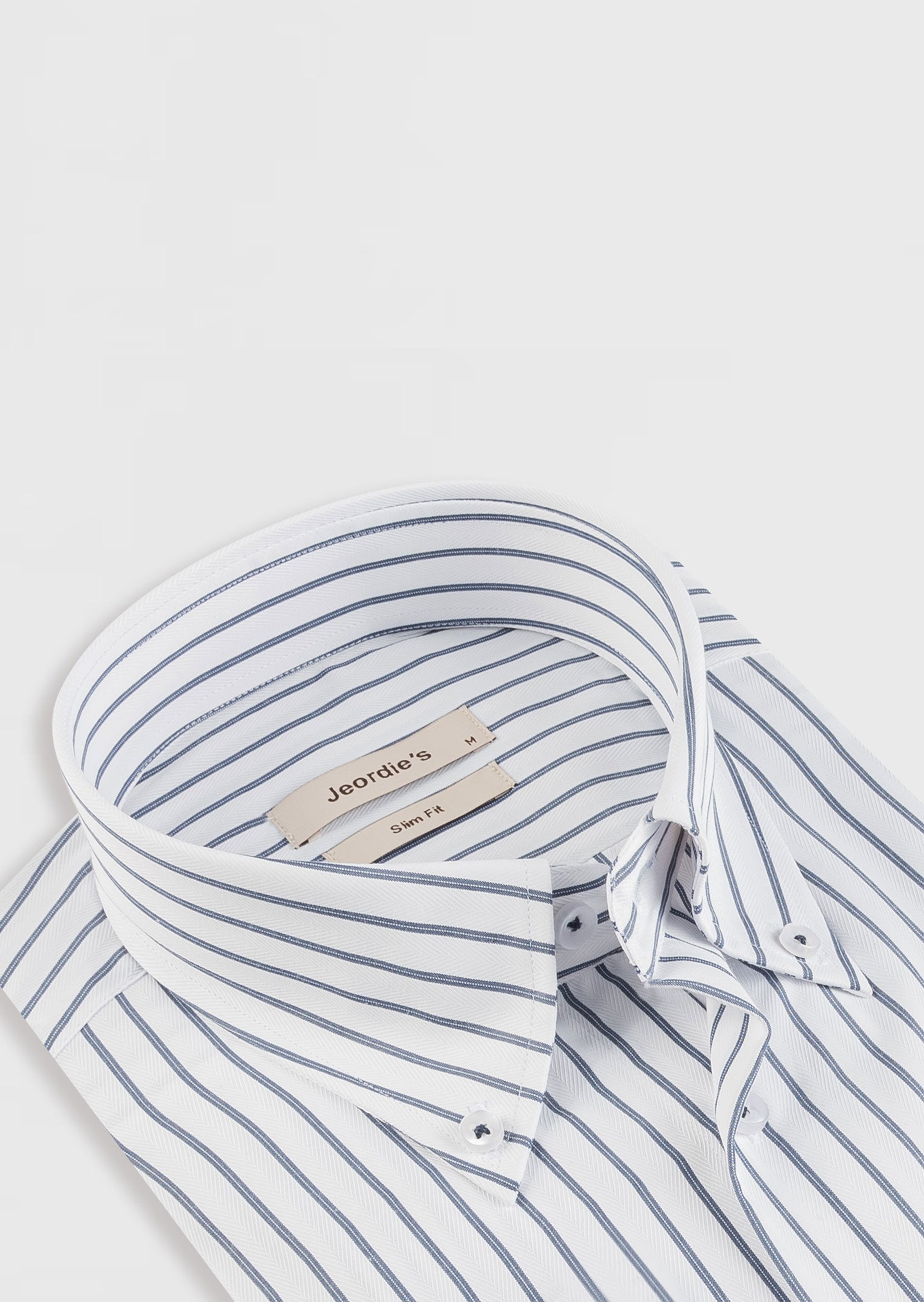 White - Navy Long Sleeve Shirt
