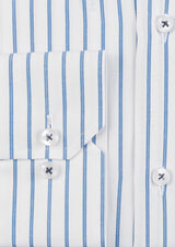 White - Blue Long Sleeve Shirt