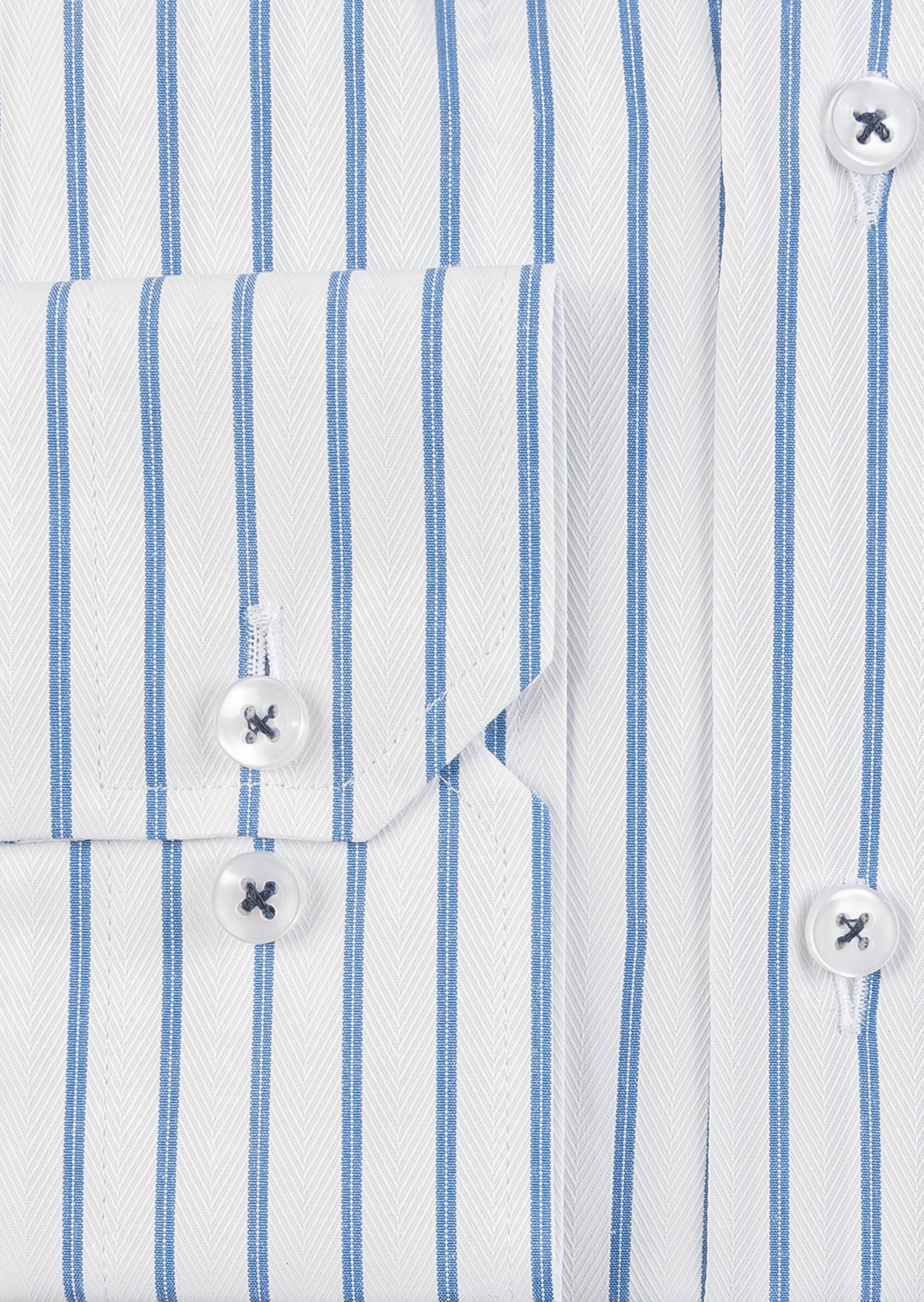 White - Blue Long Sleeve Shirt
