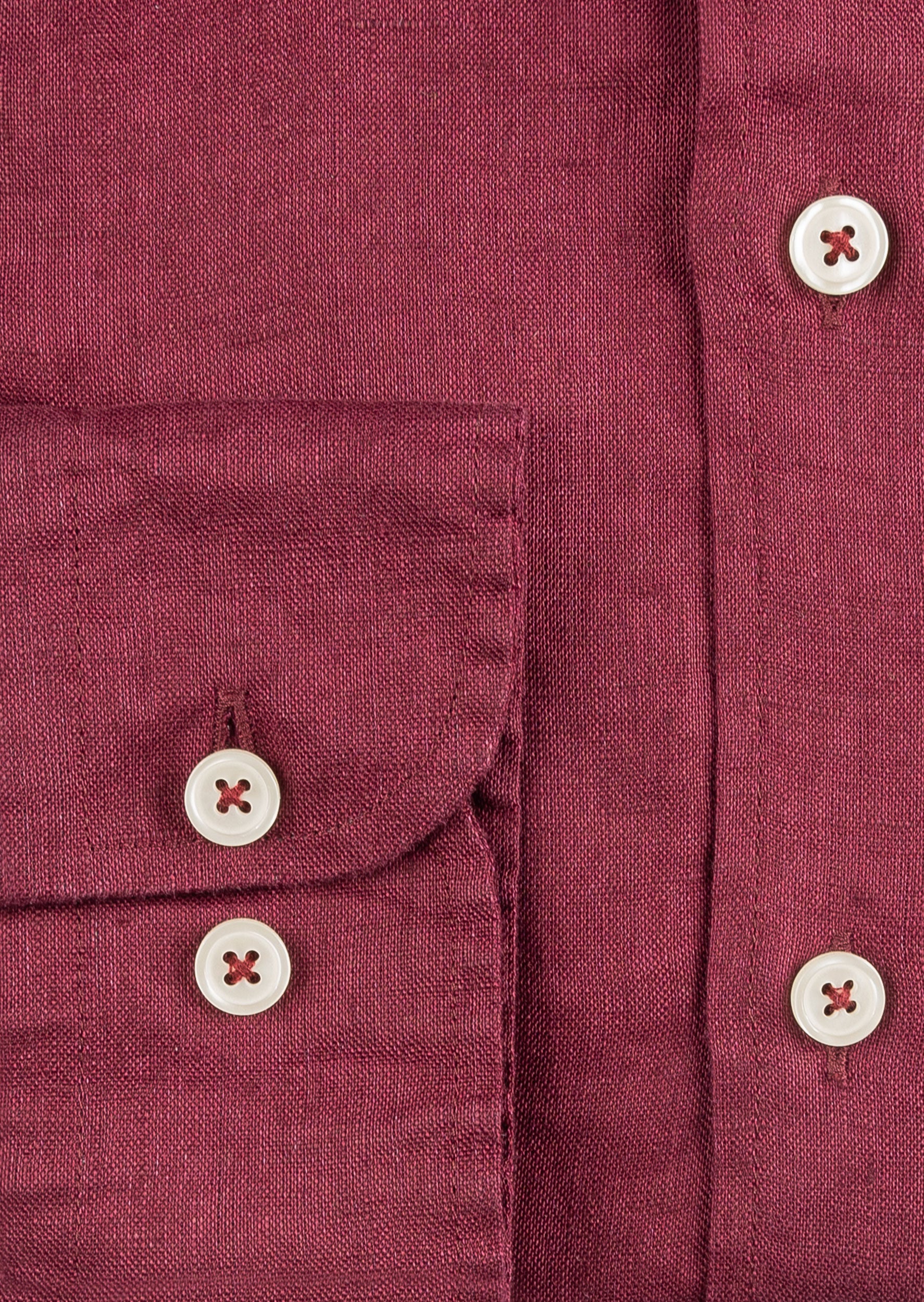 Burgundy Long Sleeve Shirt